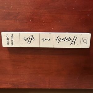 Decorative Wooden Blocks with Inspirational Words